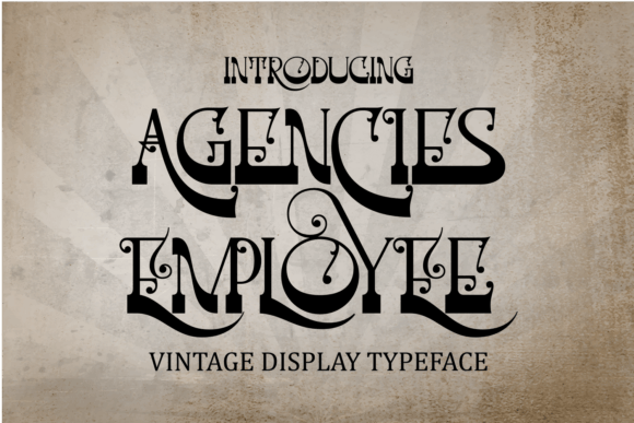 Agencies Employee Serif Font for Web Design