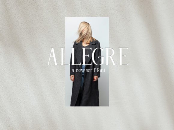 Allegre: A Nostalgic Serif Font for Modern Editorial Design