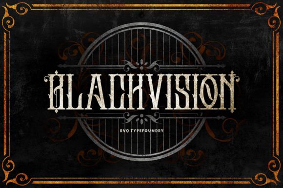 Black Vision Font for Branding That Stands Out