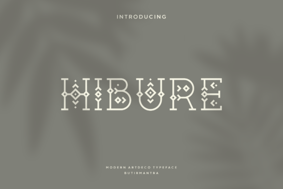 Bring Timeless Charm to Your Crafts with Hibure Font