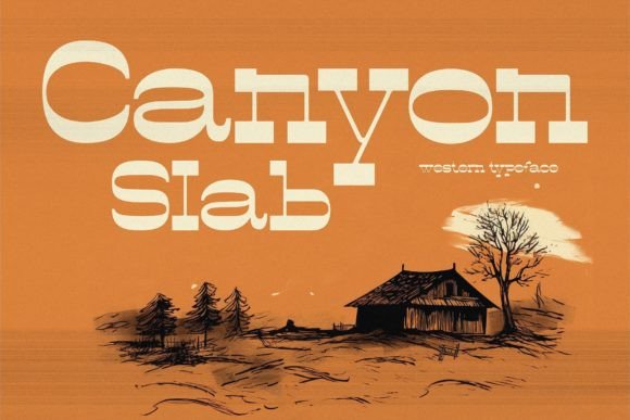 Canyon Slab: A Designer’s Take on a Bold Serif Typeface