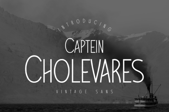 Captein Cholevares: A Modern Sans Serif Font for Digital Marketing