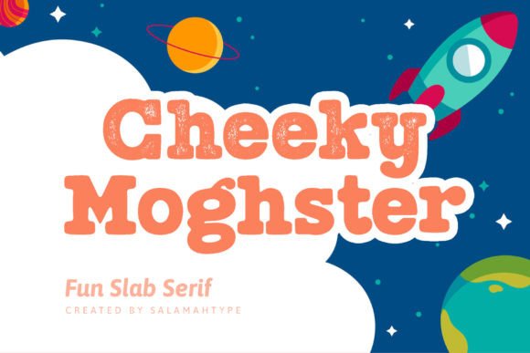 Cheeky Moghster: A Playful Serif Font for Editorial Design