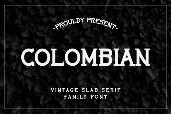 Colombian Font for Handmade Creations