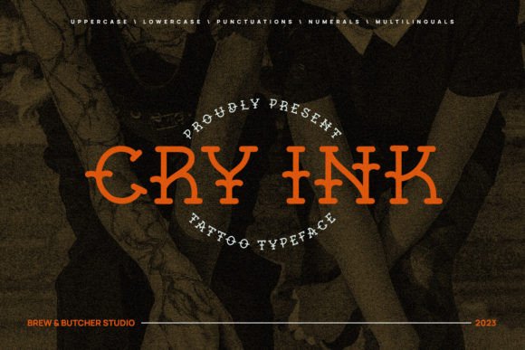 Cry Ink Font for Bold Brand Campaigns
