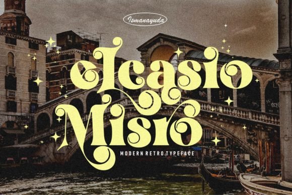 Elcasio Misro Serif Font for Editorial Design