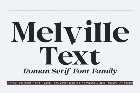 Enhance Your Brand with Melville Text Serif Font