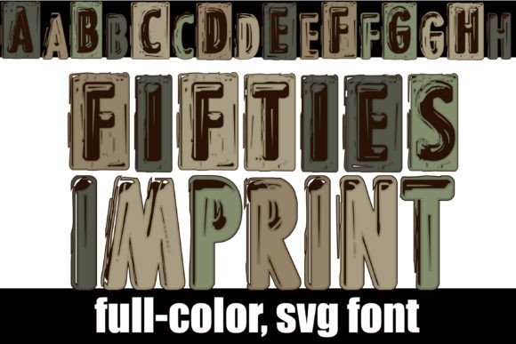 Fifties Imprint: A Timeless Font for Modern Branding