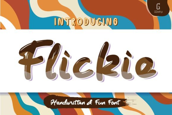 Flickie: A Vintage Font for Handmade Creations
