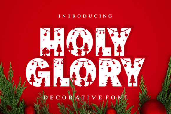 Holy Glory Font Adds Vintage Charm to Holiday Branding