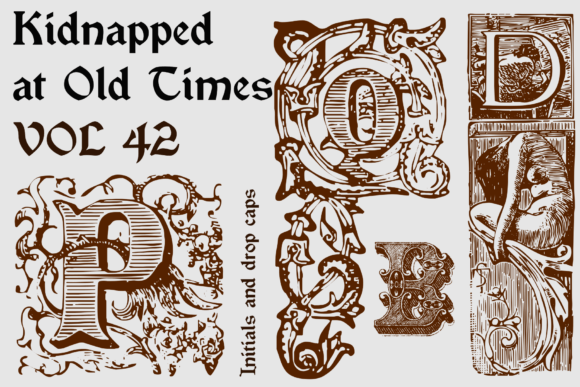 Kidnapped at Old Times Font for Editorial Design