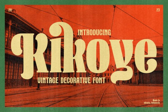 Kikoye Serif Font for Bold Branding