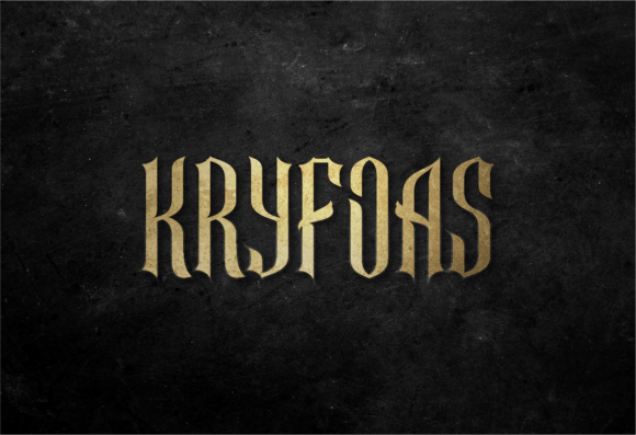 Kryfoas: A Blackletter Typeface for Timeless Editorial Design