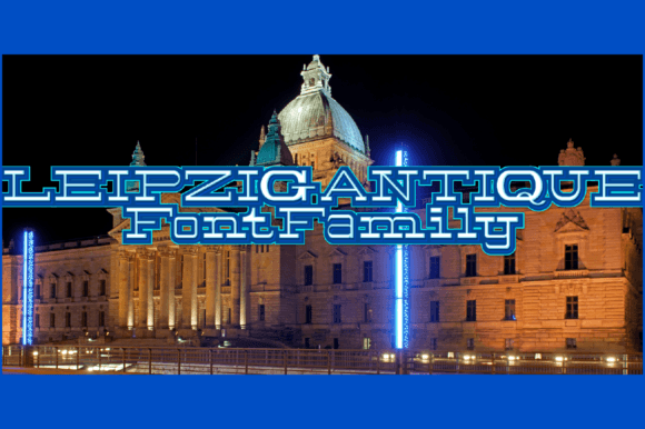 Leipzig Antique Family: A Timeless Slab Serif Font for Modern Branding