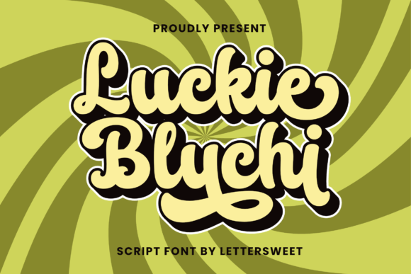 Luckie Bluchi Font for Handmade Creations