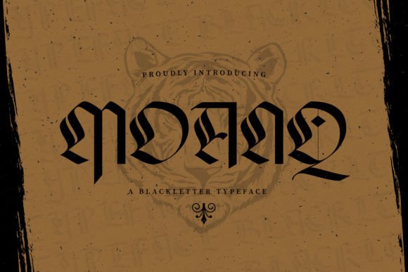 Moanq: A Bold Blackletter Font for Web Design
