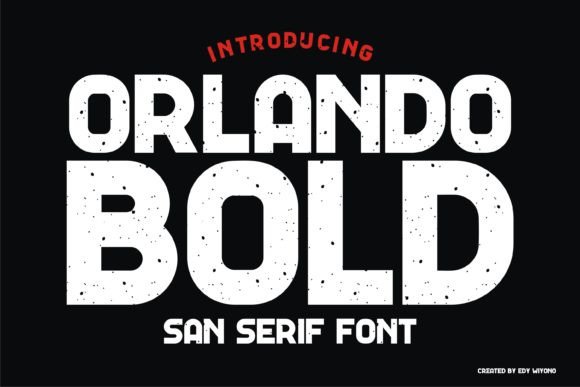 Orlando Bold: A Vintage Sans Serif for Handmade Creations