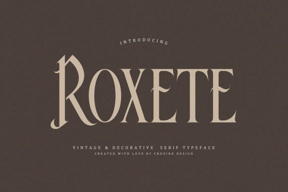 Roxete: A Serif Font That Elevates Editorial Design