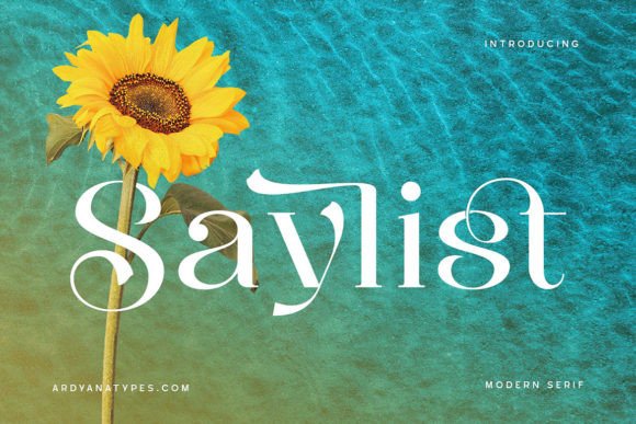 Saylisy: A Serif Font That Elevates Brand Design