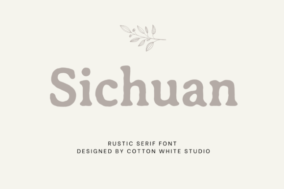 Sichuan Font for a Polished Brand Look