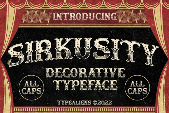 Sirkusity: A Vintage-Inspired Font for Web Design