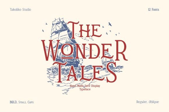 Wonder Tales Font for Handmade and Commercial Projects